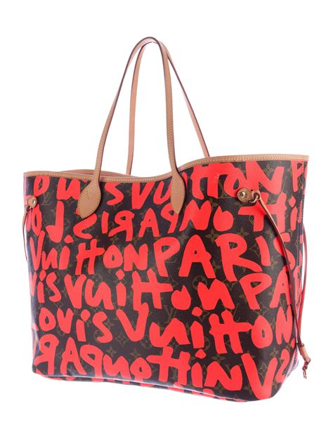 lv grafitti|louis vuitton graffiti neverfull.